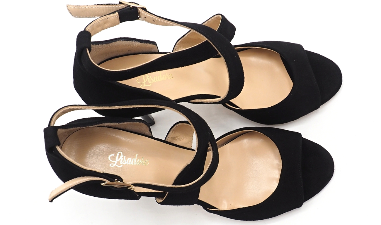 SALE - Lisadore - NSTF - Gamuza Negra - Crossed Bands