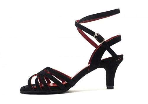 Lisadore - Black Straps Suede - Altura