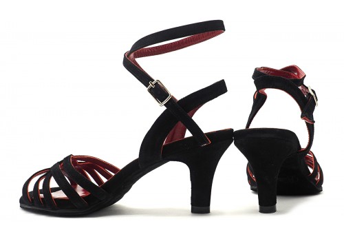 Lisadore - Black Straps Suede - Altura