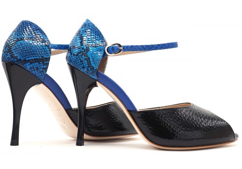 SALE - Comme il Faut - Reptil Azul & Negra