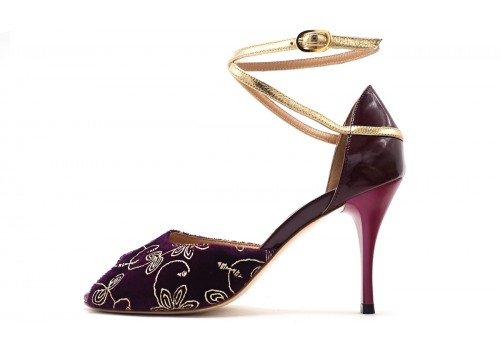 Comme il Faut - Bordo Flor Dorado Comme il Faut - Bordo Flor Dorado