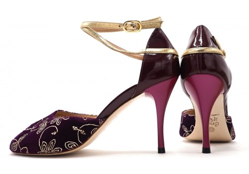 Comme il Faut - Bordo Flor Dorado Comme il Faut - Bordo Flor Dorado