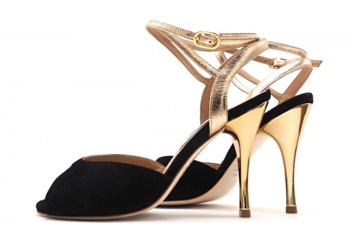 Comme il Faut - Gamuza Negra y Cobre Comme il Faut - Gamuza Negra y Cobre