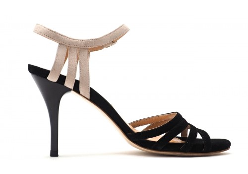 Comme il Faut - Rayas Piel y Negro Comme il Faut - Rayas Piel y Negro