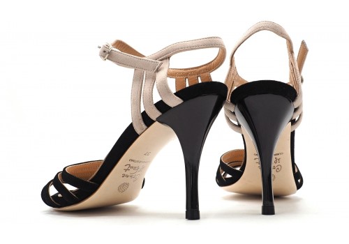 Comme il Faut - Rayas Piel y Negro Comme il Faut - Rayas Piel y Negro