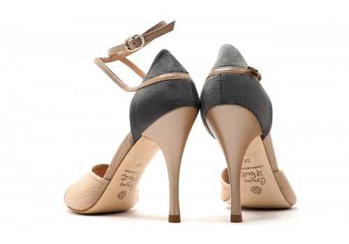 Comme il Faut - Gross Piel Terciopelo Gris Comme il Faut - Gross Piel Terciopelo Gris