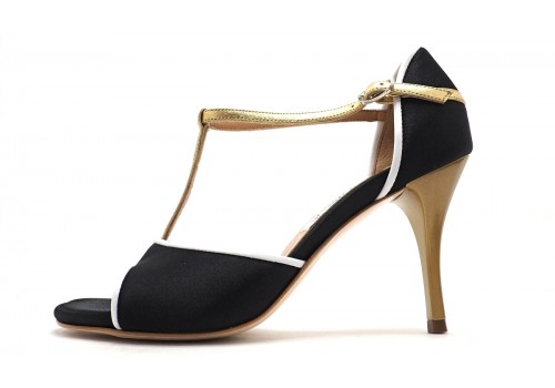 Comme il Faut - Negra Blanco Dorado - Tstrap