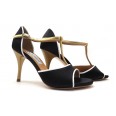 Comme il Faut - Negra Blanco Dorado - Tstrap
