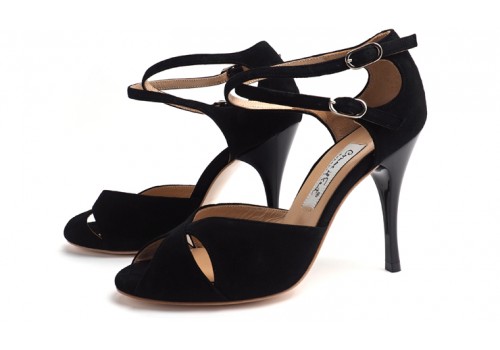 SALE - Comme Il Faut - Gamuza Negra Butterfly Doble